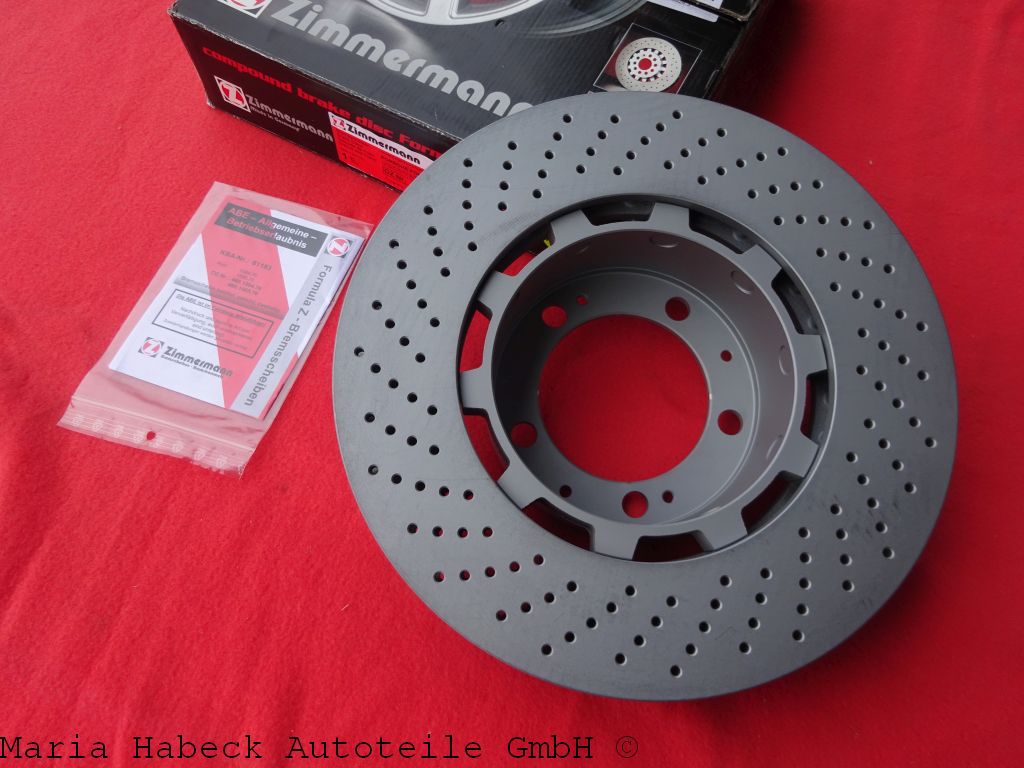 Zimmermann Bremsscheibe 993 Turbo / GT2 rechts VA Formula Z 460.1565.70 Zimmermann Bremsscheibe 993 Turbo / GT2 rechts VA Formula Z 460.1565.70