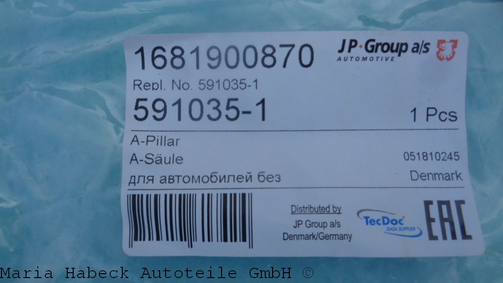 Angular bracket 591035-1 left Angular bracket 591035-1 left