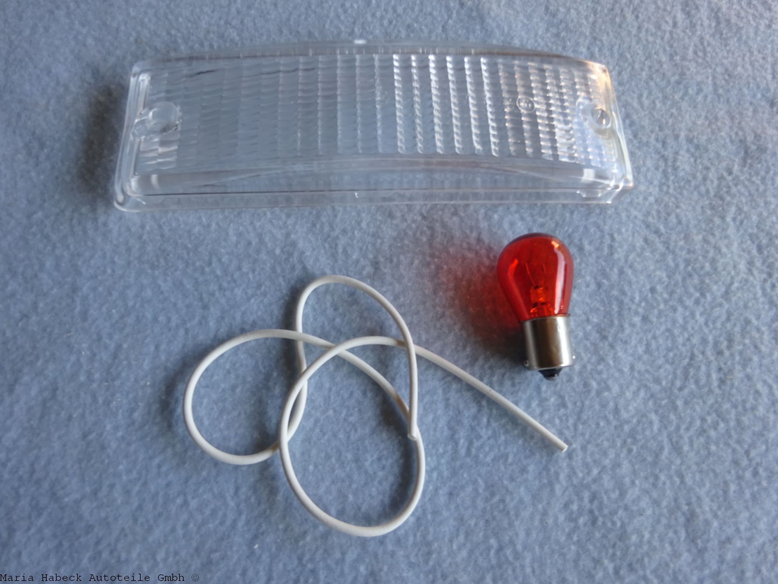 TMP indicator glass white front bumper Porsche 911 year 74-89 91163191400