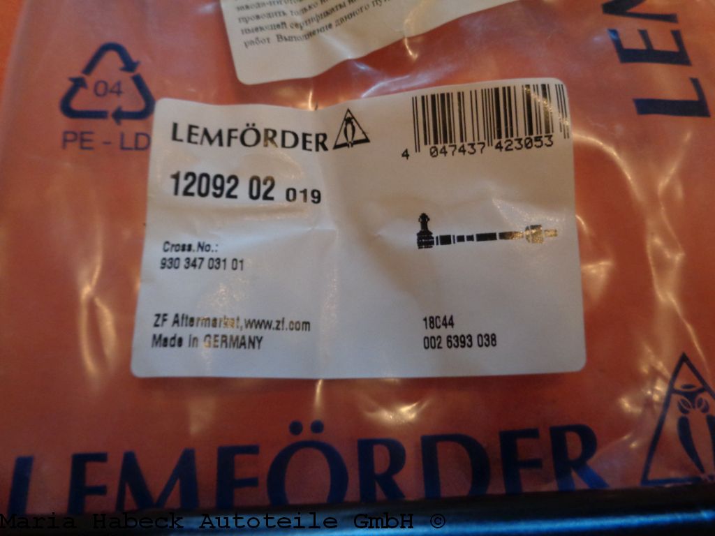 Lemförder Tie rod  911 "Turbo"   12092