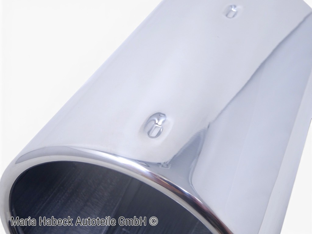 JP Endrohr Auspuffblende polierter Edelstahl  für Porsche 924S / 944  92.490SKI