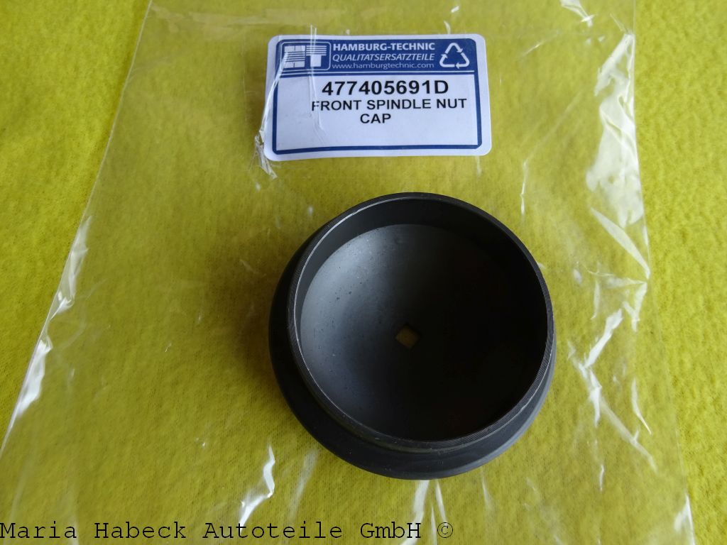 HT Wheel Hub Cap Front Axle Left Porsche  924/944       477405691D