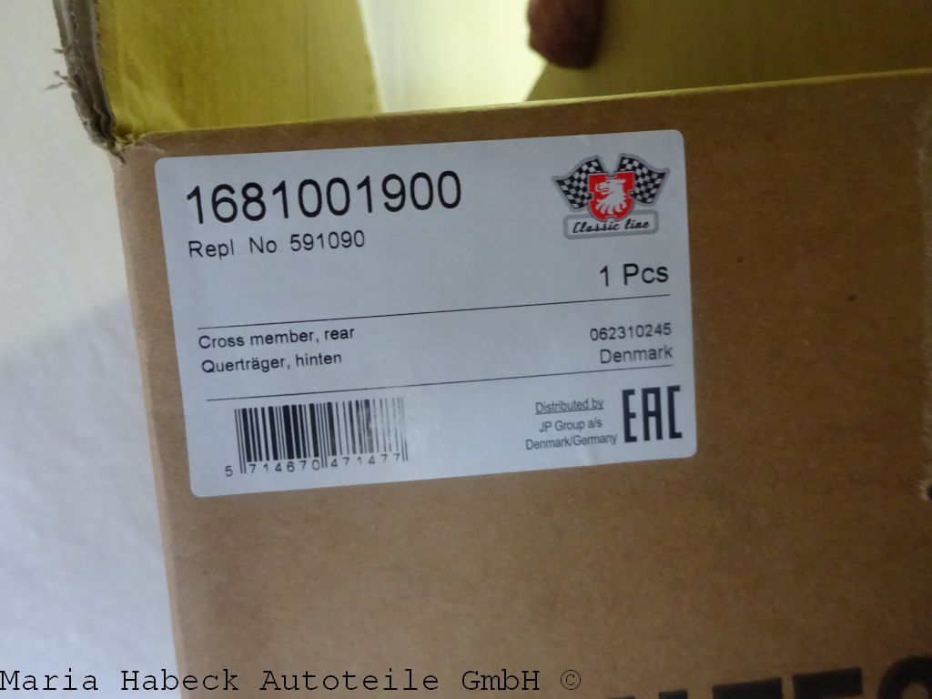 JP Querträger hinten 911 Bj. 65-71   591090           90150107521