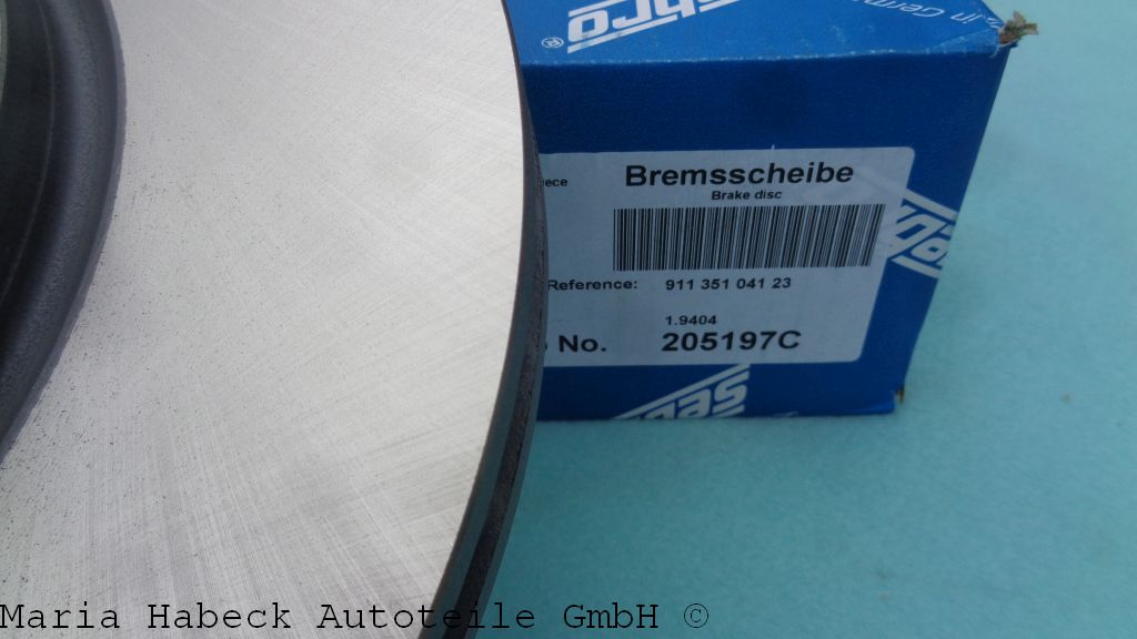 Sebro brake disc 3.2 Carrera front 24mm  205197C       91135104123 Sebro brake disc 3.2 Carrera front 24mm  205197C       91135104123