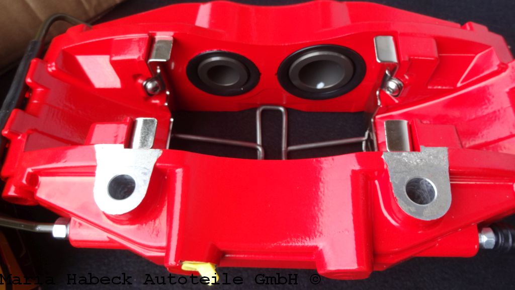 Set Fixed Calliper "Big Red" for Porsche 993 / 965  EQ641200 + Textar 2140201