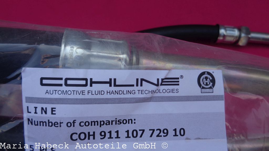 Cohline oil line engine to thermostat housing   year 73+ SSI