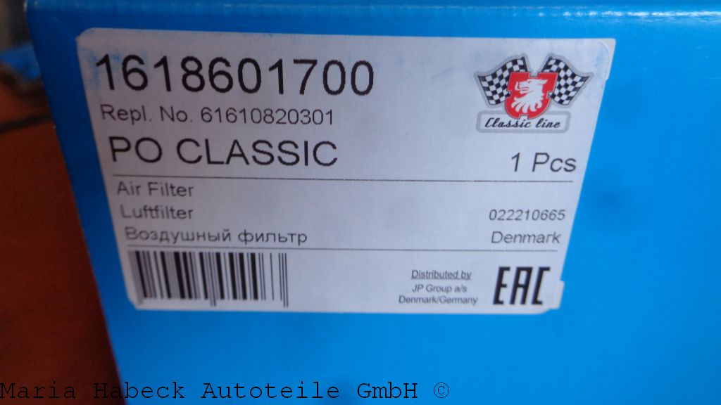 JP Sports air filter set for 356/912   616 108 203 01 JP Sports air filter set for 356/912   616 108 203 01