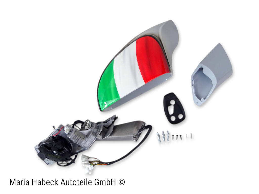 Ferrari Türspiegel links mit Tricolore Fahne NOS  Ferrari 458  70002195