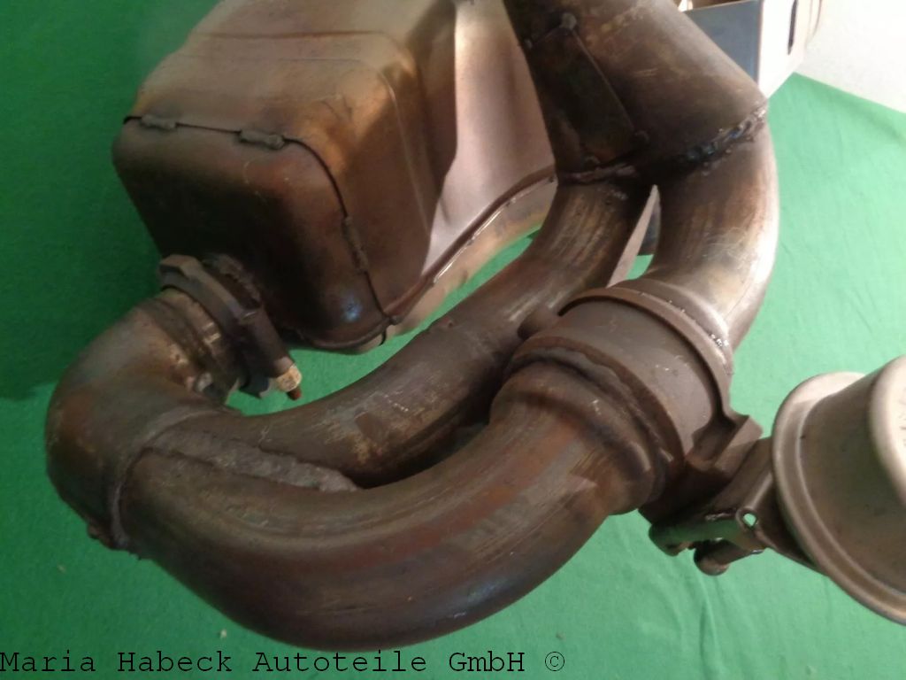 Rear silencer Gallardo 07L251051A left, with flap control, used Rear silencer Gallardo 07L251051A left, with flap control, used