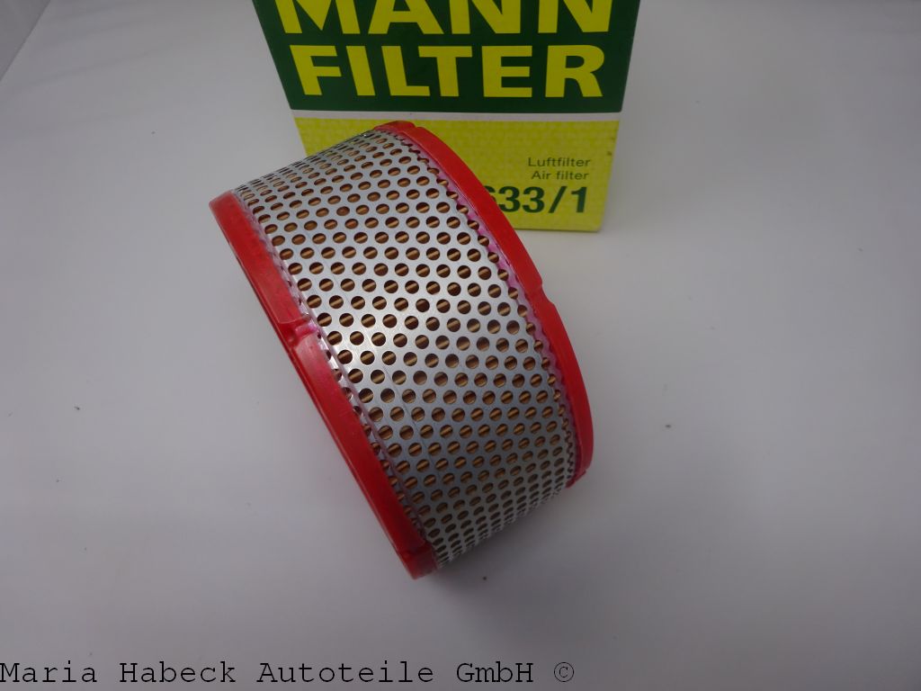 Mann Luftfiltereinsatz  Porsche  912  C1633/1          61610893200 Mann Luftfiltereinsatz  Porsche  912  C1633/1          61610893200