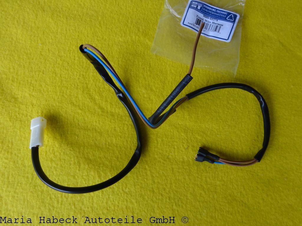 HT wiring harness trunk light  for Porsche 911 / 959 / 964  91161204422