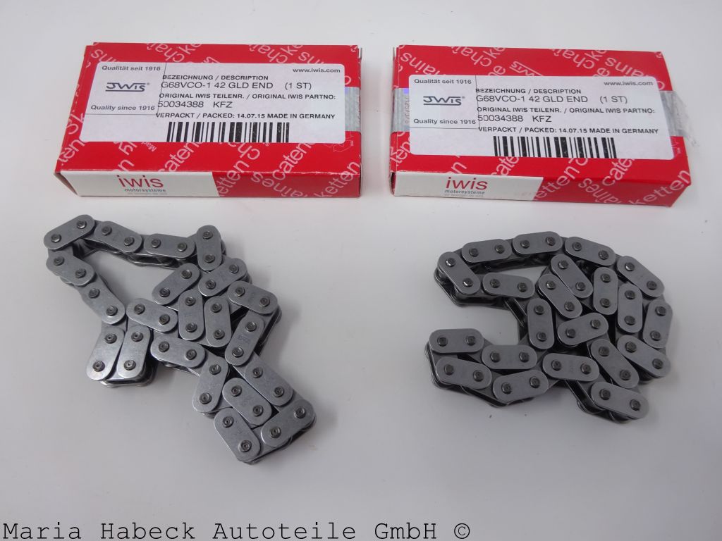 Iwis Steuerkette Nockenwelle  SET 2 Porsche 928  50047272    94410550105