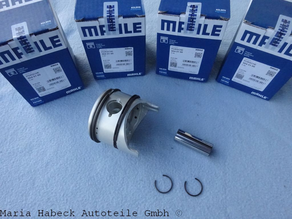 Set 4 pcs.  Mahle pistons  for Porsche 356 / 912 Super 90  5040100  61610303200 Set 4 pcs.  Mahle pistons  for Porsche 356 / 912 Super 90  5040100  61610303200