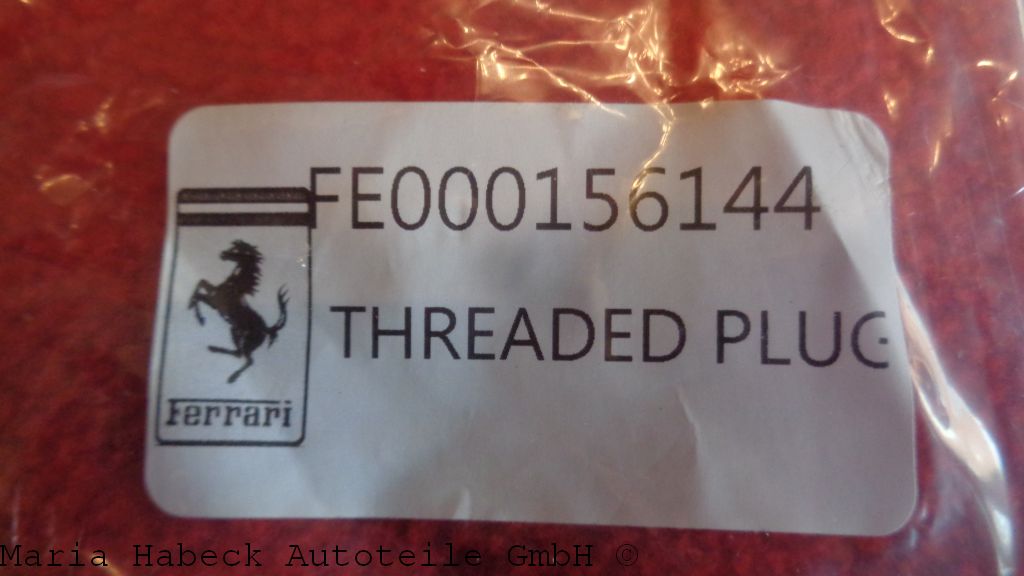Ferrari Threaded Plug for Ferrari 456, 550/575, 612   156144