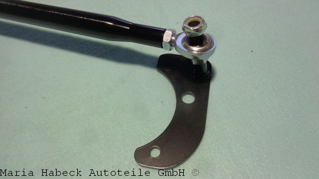 DK Domstrebe Alu schwarz für Porsche 986 Boxster hinten