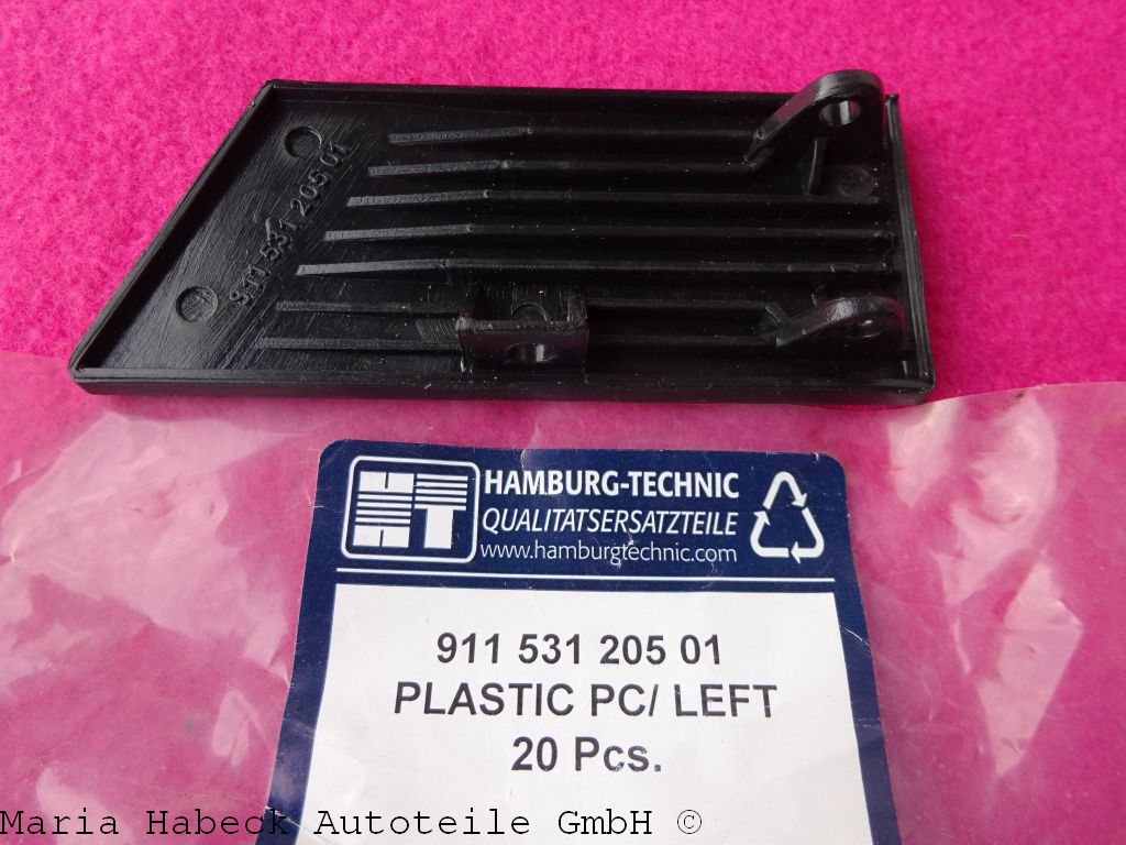 HT Tür Entriegelungsrgrif schwarz innen 911 Bj. 74-77  links  91153120501