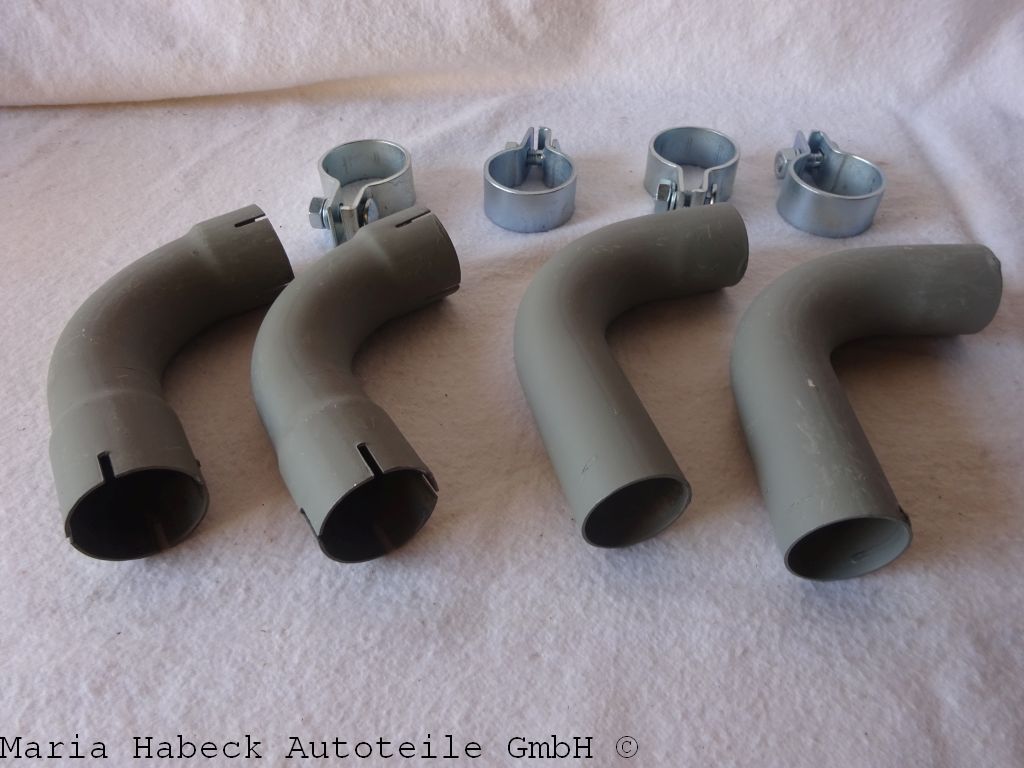 JP tailpipe set grey Porsche 356 A 92.302 61611100500