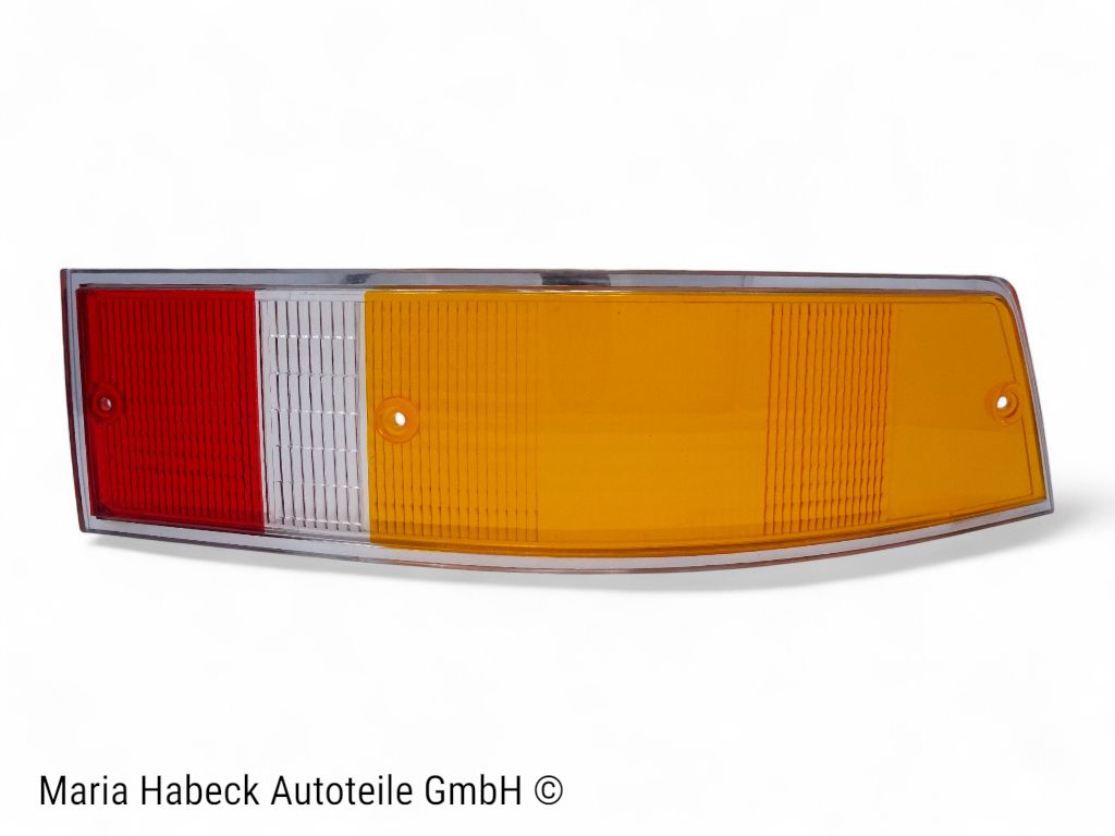 Blinker glass rear right EU chrome w/ screws  Porsche 911 yr 69-89  91163195000