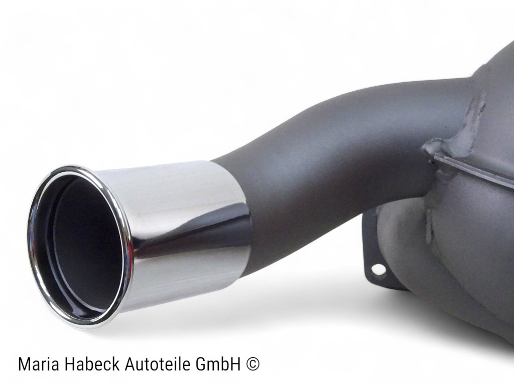 JP Rear silencer gray with TÜV  for Porsche 911 1974-89  93011104300