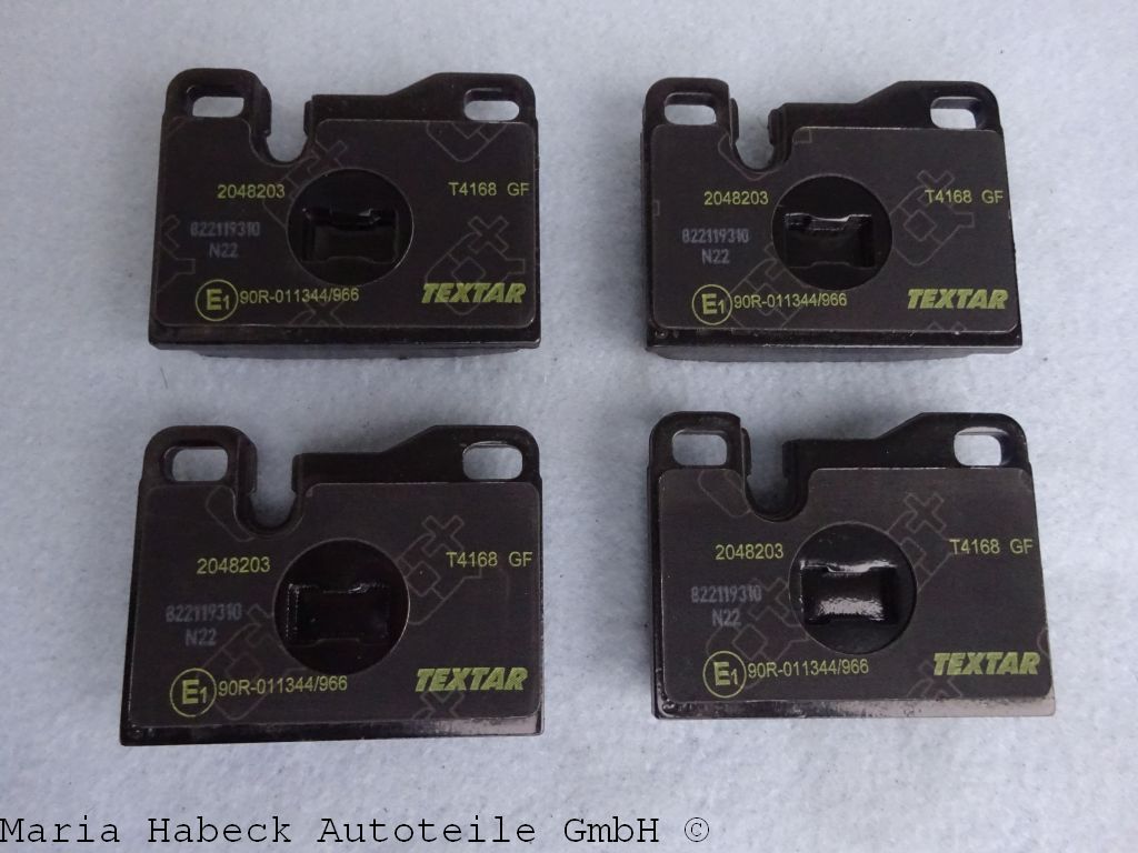 Textar brake pad set for Porsche 924/944/928  2048203 Textar brake pad set for Porsche 924/944/928  2048203