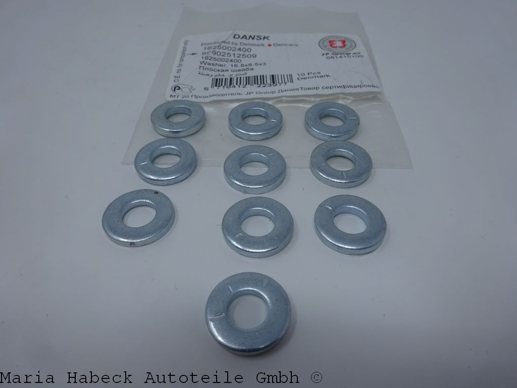 JP Scheibe für Verbindungsschelle Set 10 Stück Porsche 964 / 993    99902512501