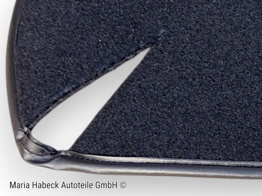 S-Trim Teppichsatz Teppichboden Velour Schwarz 10-teilig  Porsche 914 Bj. 69-76