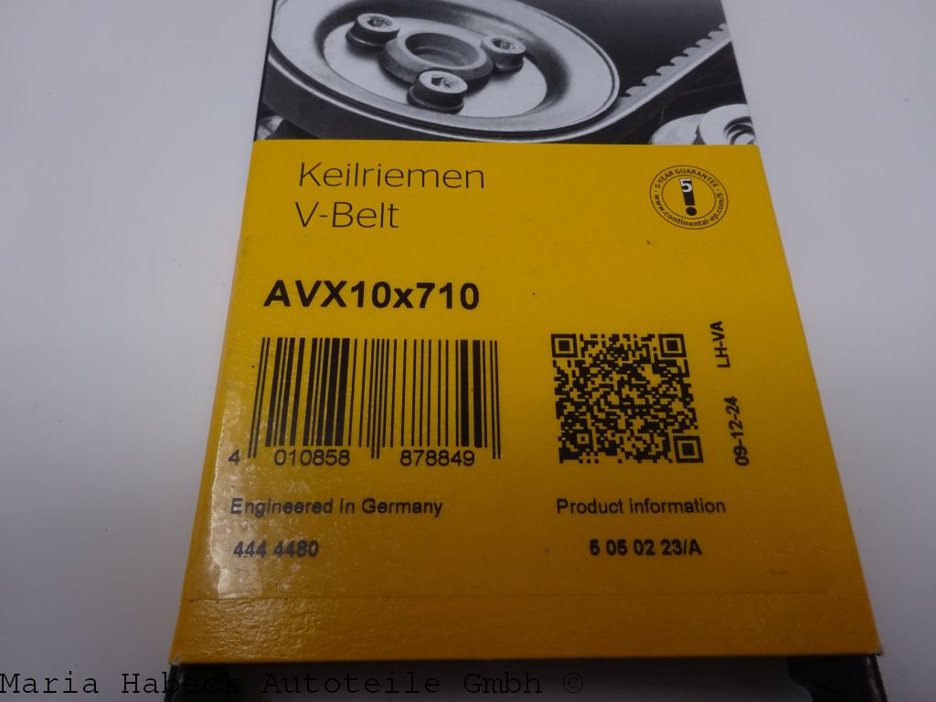 Conti V-belt Porsche 911 year 65-75 & 80-89 AVX10x710 99919217650 Conti V-belt Porsche 911 year 65-75 & 80-89 AVX10x710 99919217650