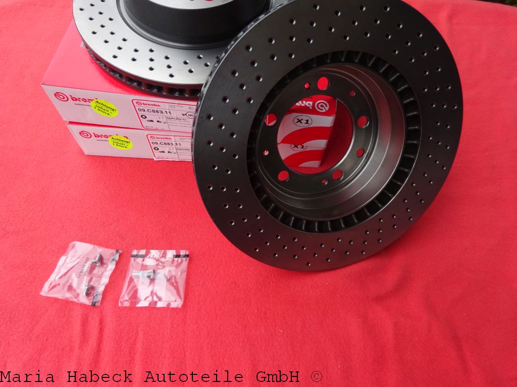 Brembo Bremsscheiben SET Porsche  993 Turbo HA   09.C883.11