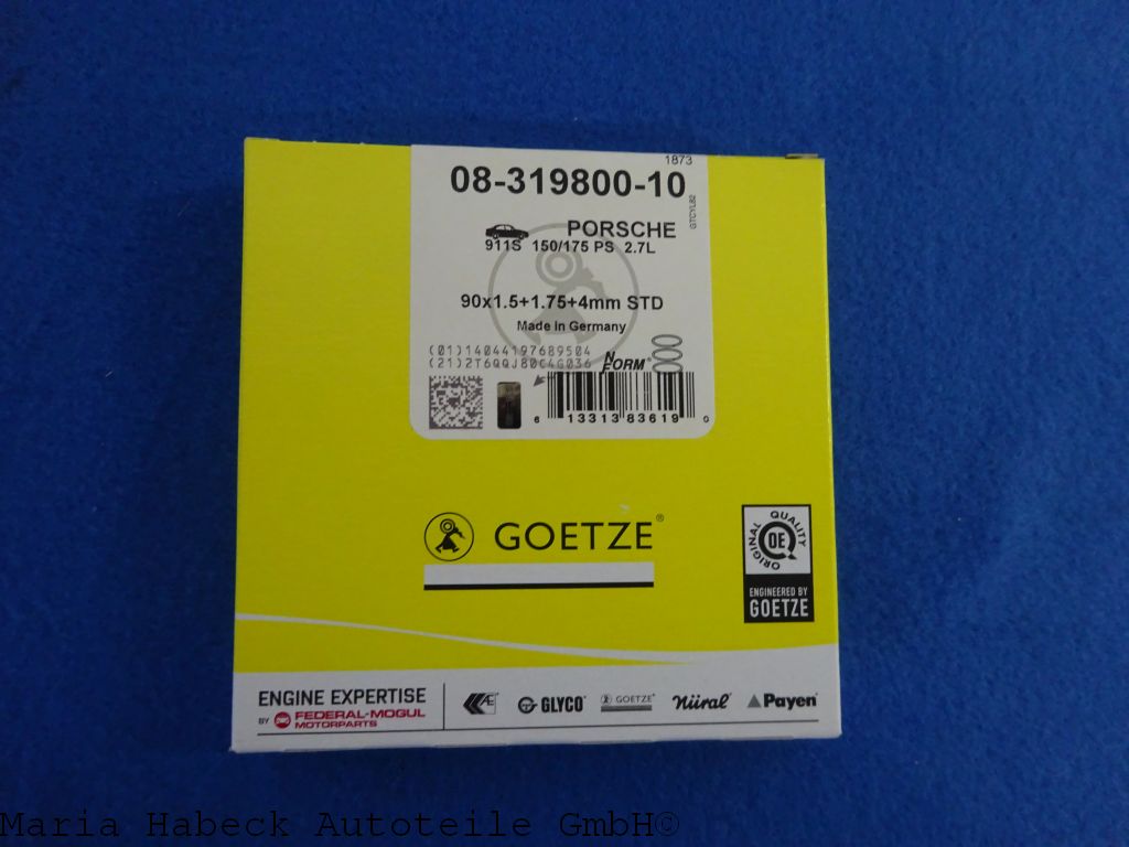 Götze Kolbenringsatz 911 2,7 150-175PS Bj. 74-77   08-319800-10