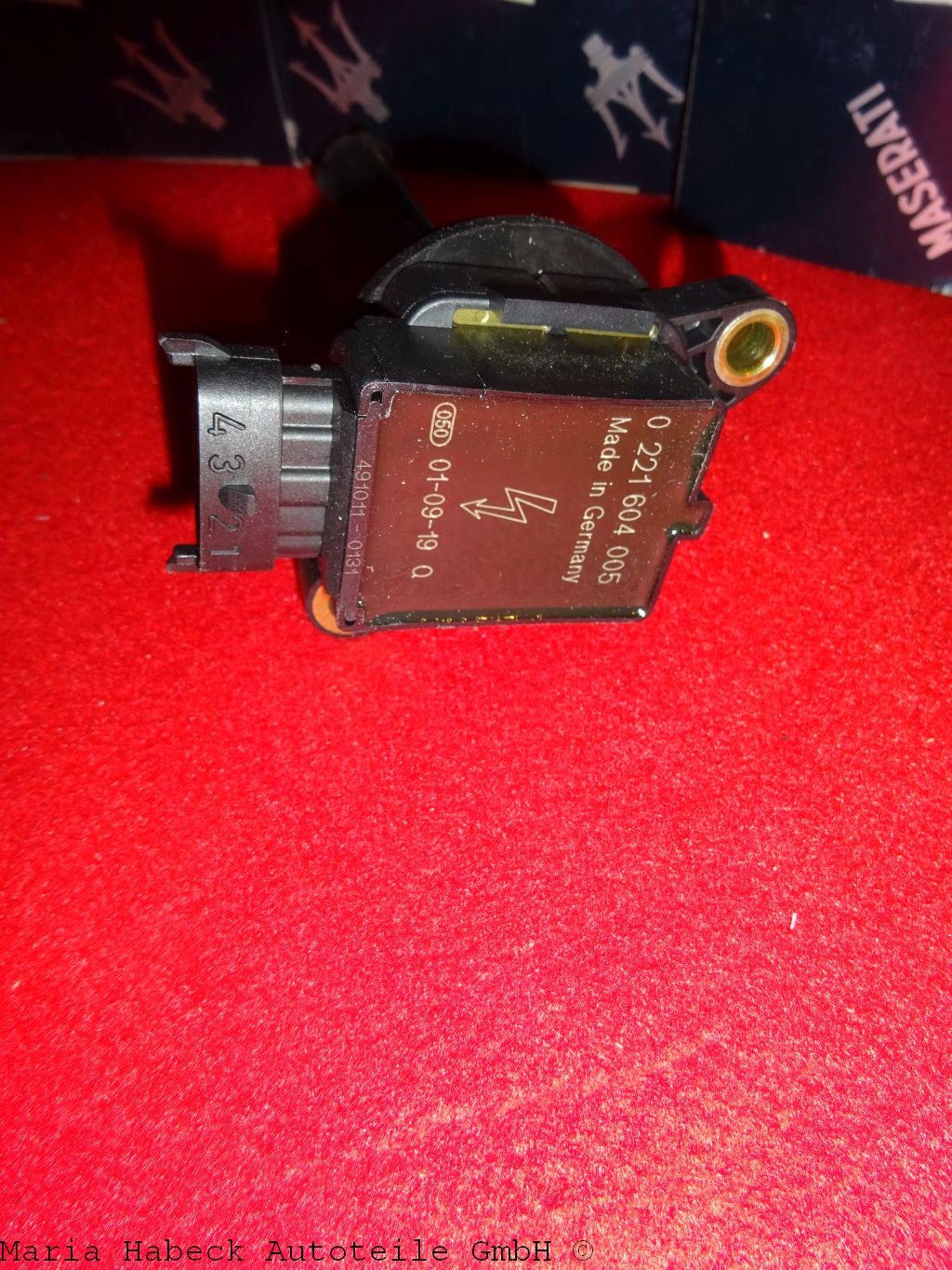 Ignition coil spark plug connector 186915  for Maserati 4200, Coupe and Ignition coil spark plug connector 186915  for Maserati 4200, Coupe and