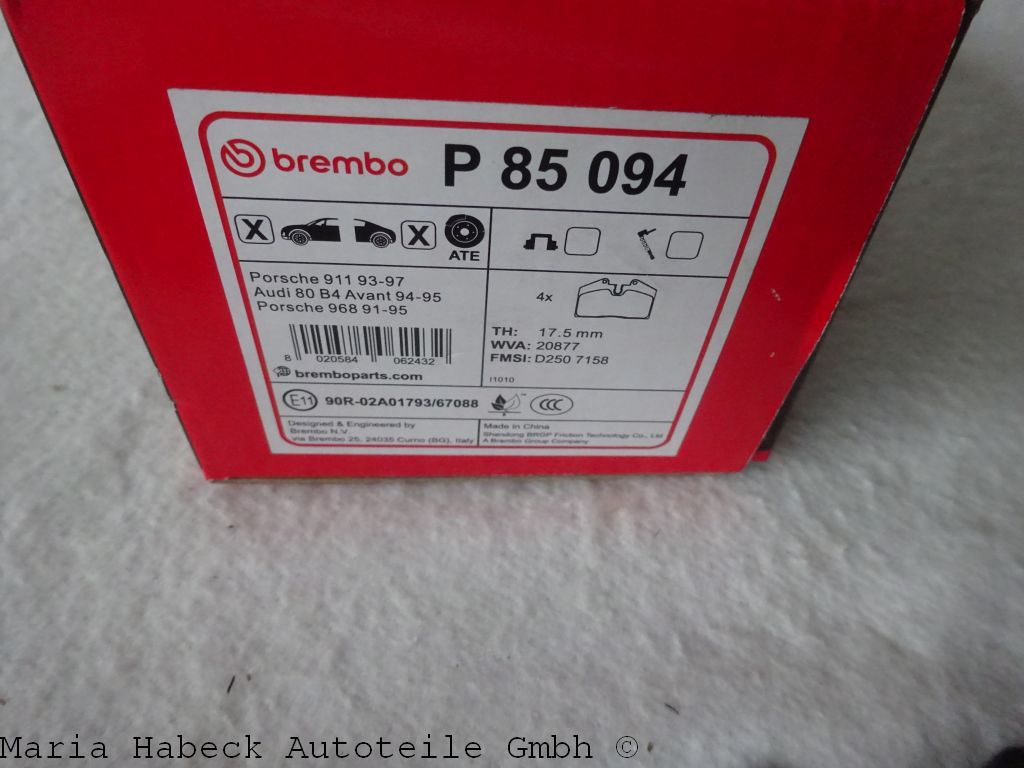 Brembo  Bremsbelag Porsche 964 928  HA  P85094   96535293904