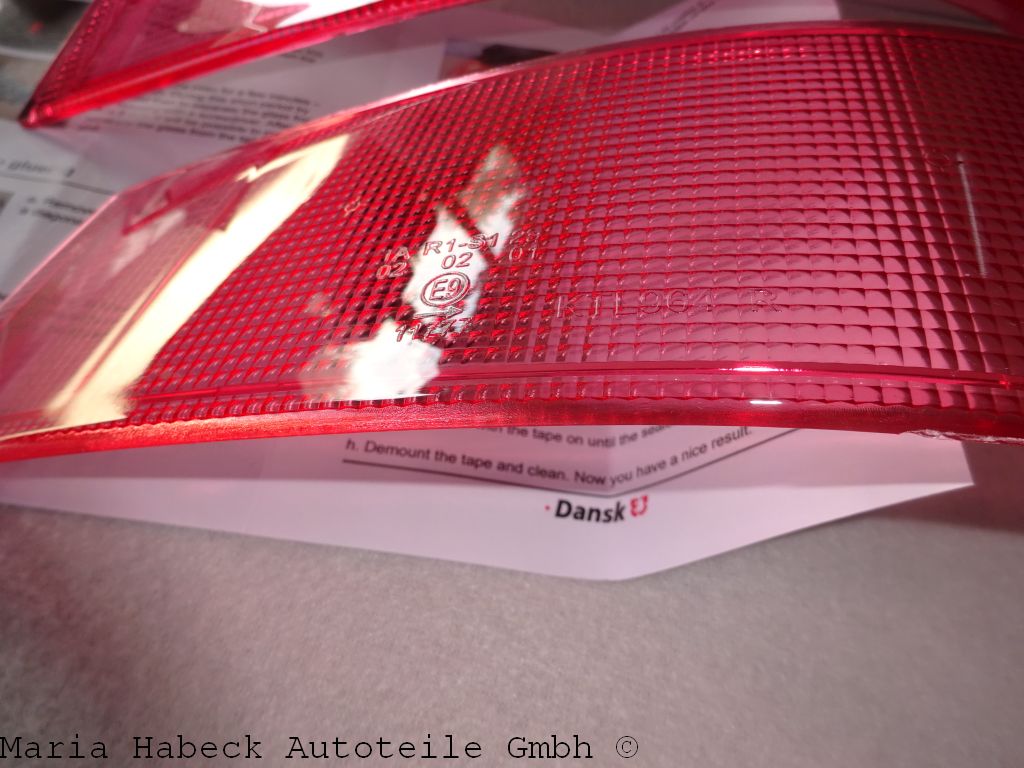 JP rear lights replacement glass Porsche 964 SET right left 96463190710 96463190