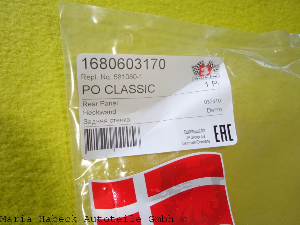 JP Inner panel metal right 914   581080-1 JP Inner panel metal right 914   581080-1