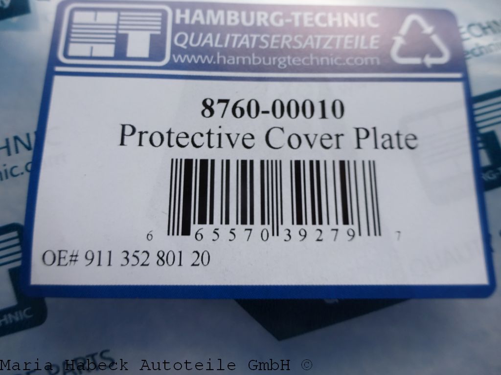 HT Brake dust panel 911 HA from 74 911 352 801 20 HT Brake dust panel 911 HA from 74 911 352 801 20