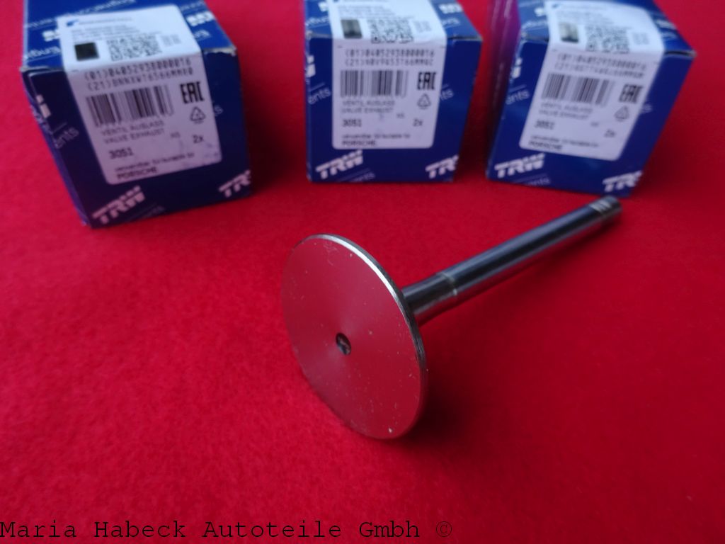 TRW exhaust valve set 6 pieces Porsche 911 3.0-3.2 93010541951 / 3051