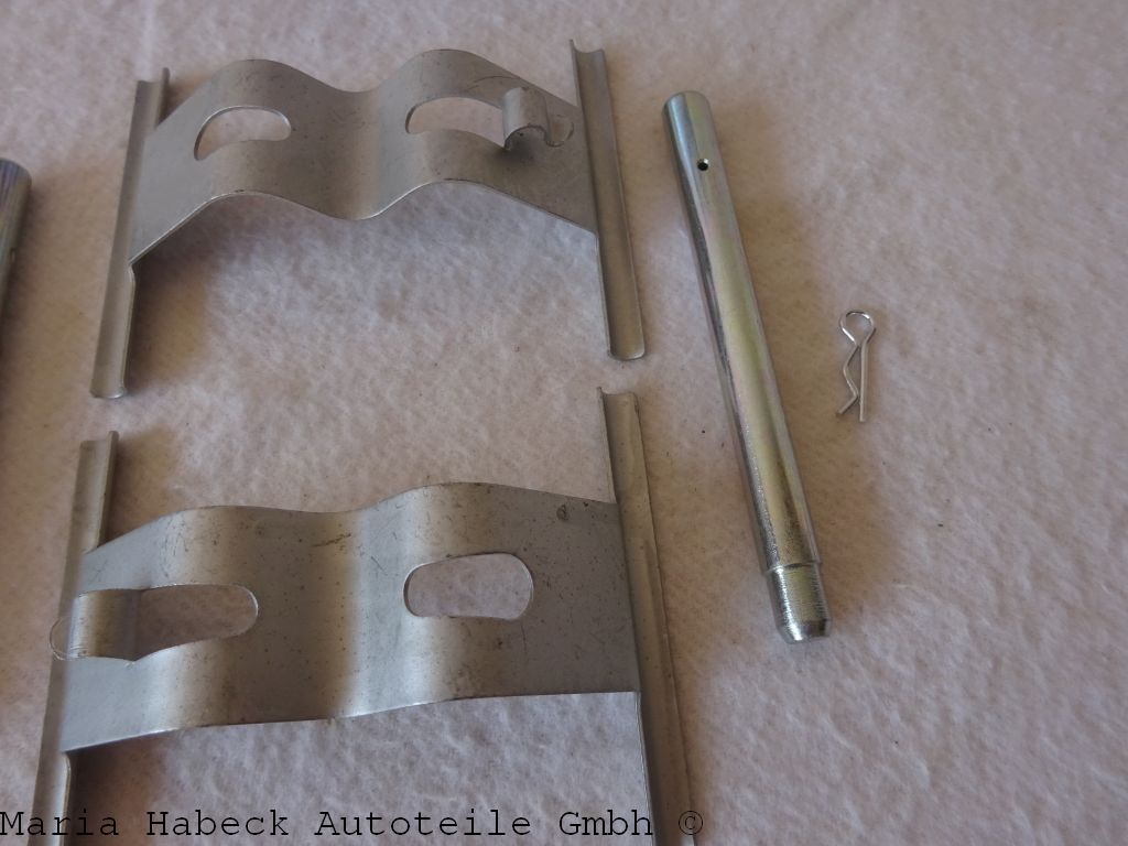 HT Spring plates + retaining pins Brake lining Porsche 996 997 Cayman 9963529590