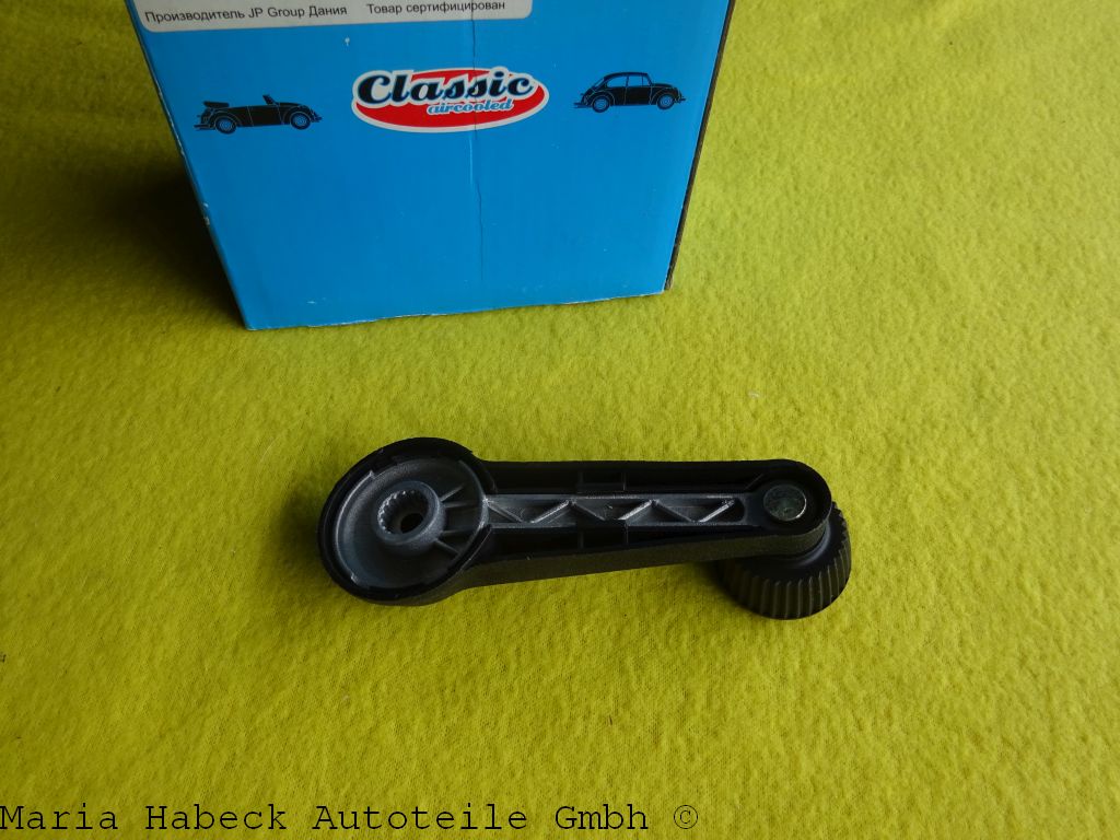 JP Window crank black  for Porsche 924 / 944   321837581  1138375814