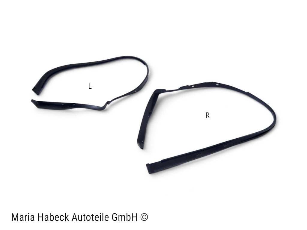 Euri Dichtung Scheinwerfer Set 2  rechts und links  Porsche 996 MK2 ab Bj 2002