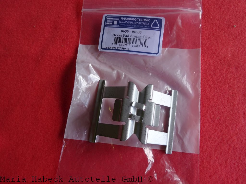 HT spring plate brake pads HA Porsche 997 Turbo 997 GT3 99735295910 HT spring plate brake pads HA Porsche 997 Turbo 997 GT3 99735295910