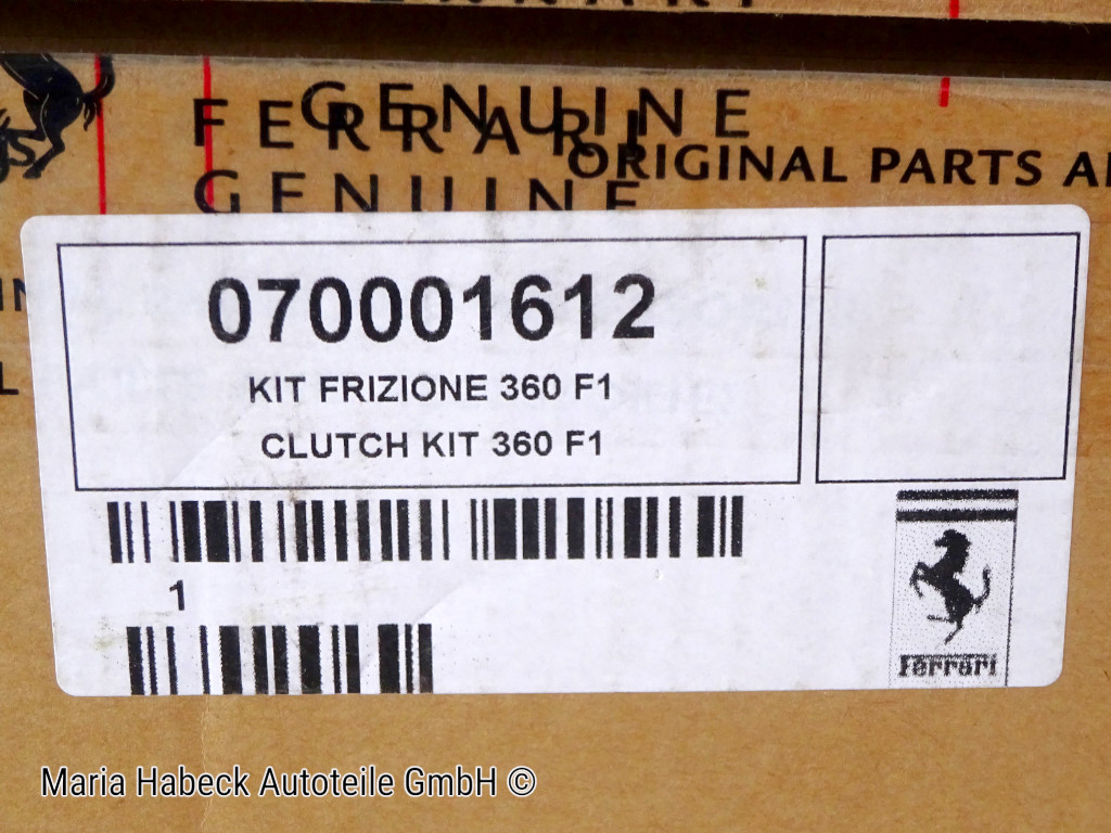 Ferrari Kupplungskit NOS  360 Modena mit F1 - Getriebe  70001612