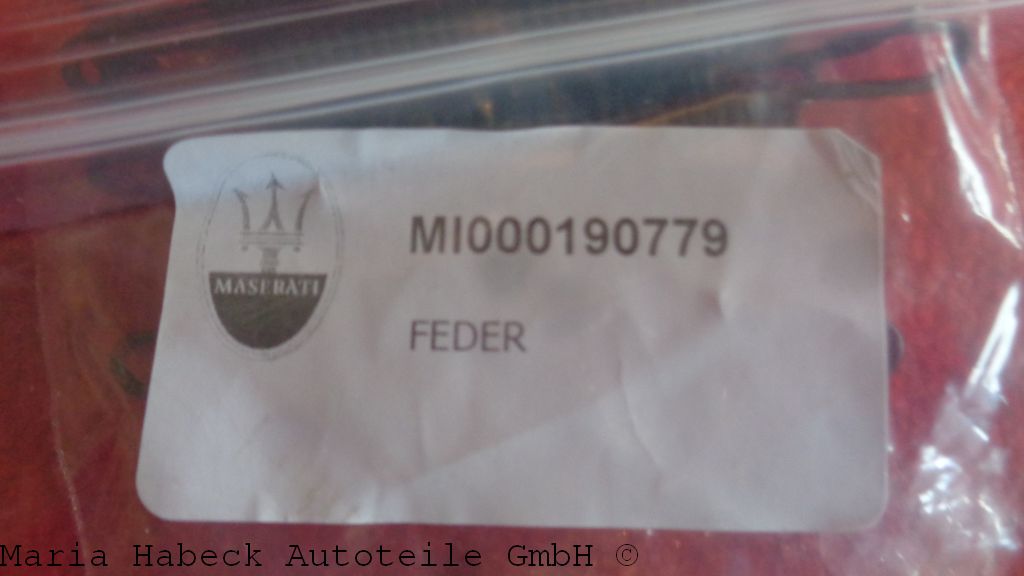 Maserati  Feder MI000190779 Maserati  Feder MI000190779