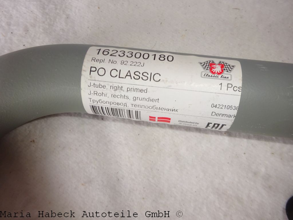 JP Connecting Pipe J Tube Porsche 912 / 356 right 92.222J     61611129800