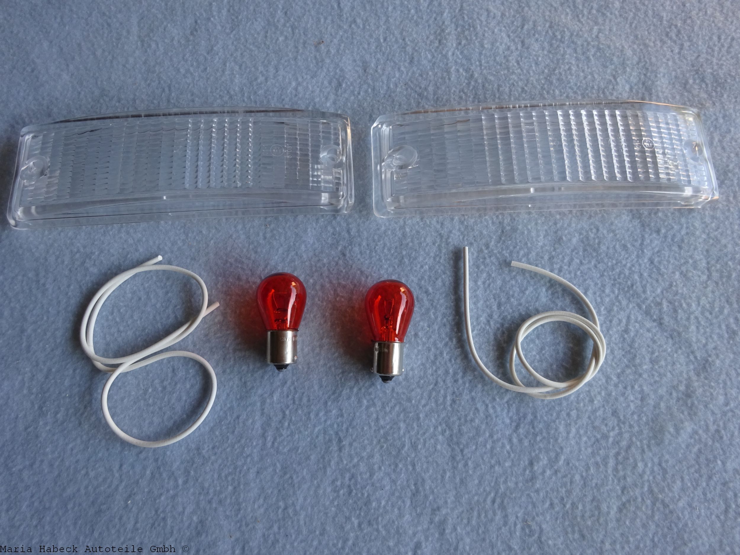 TMP indicator lenses SET 2 orange front bumper Porsche 911 74-89 91163191400