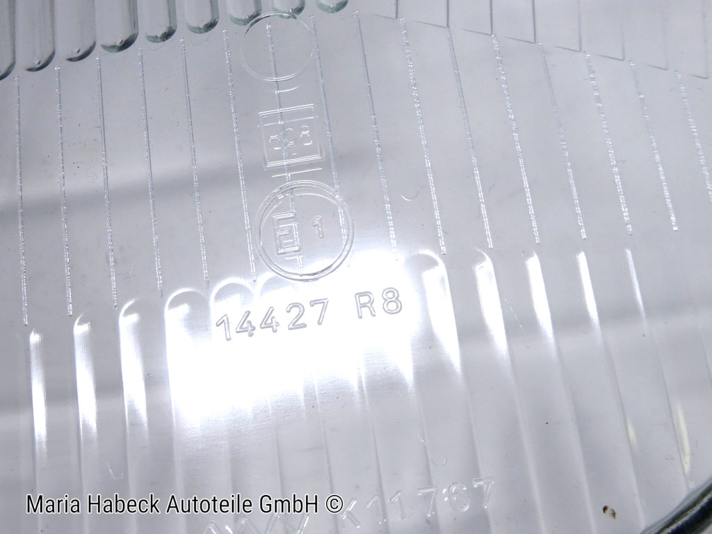 Euri Scheinwerfer Ersatzglas Porsche 911 H1 weiß 65-68  1305614010 90163111102