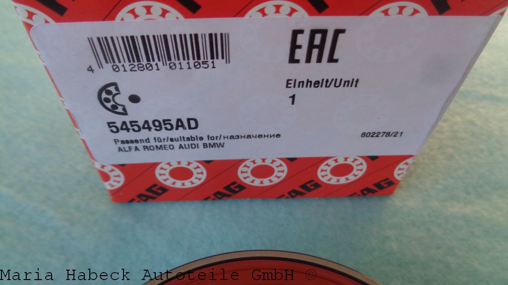 FAG rear wheel bearing 911/912 year 69-73 545 495 AD