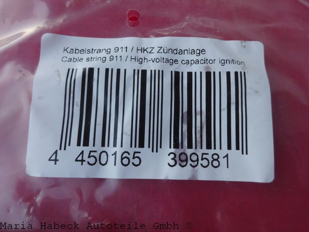 Stilcars Wiring harness HKZ for Porsche 911 2.2, 2.4, 2.7 MFI 1970-76 9116120500