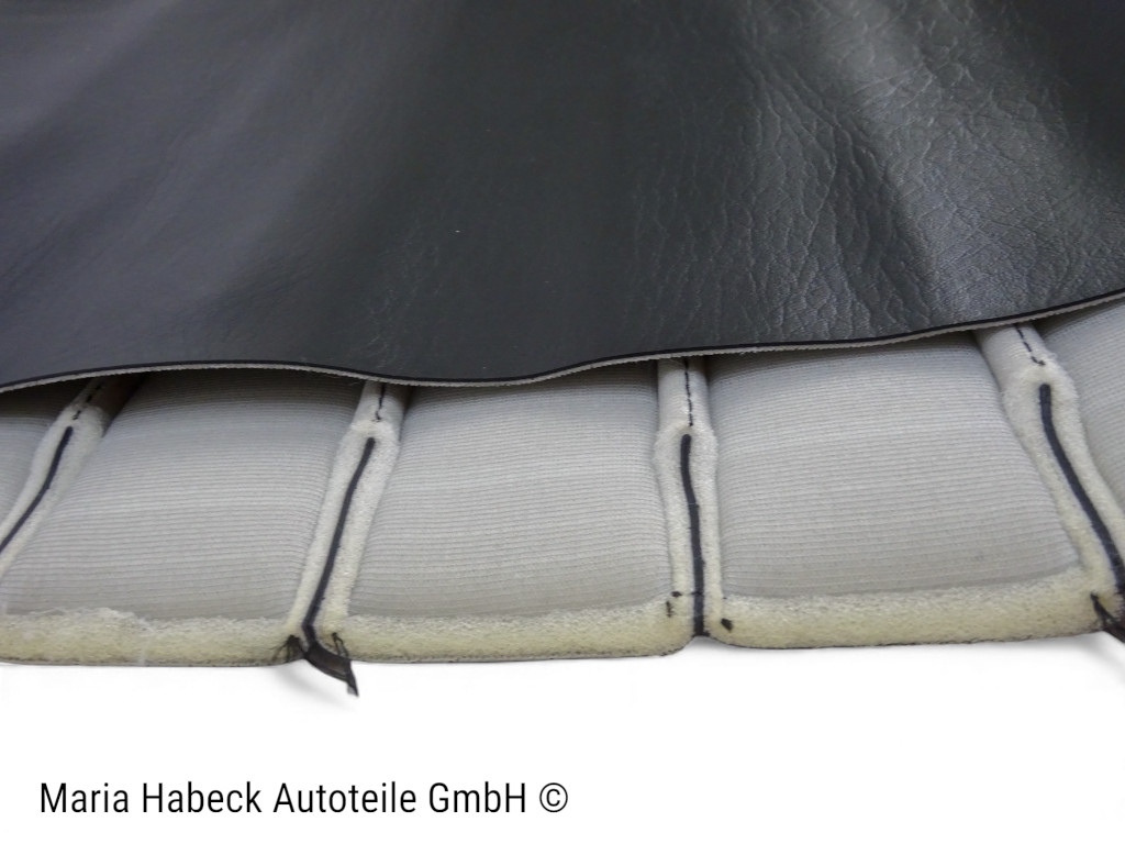 S-Trim Vinylbezug  Porsche  356 Sitzbezug schwarz   links / rechts  1960-1965