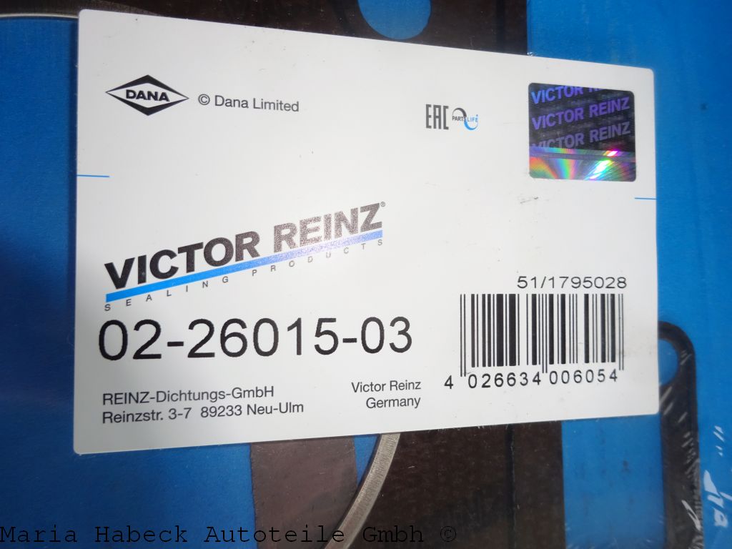 Reinz Gasket set 944 2.5 / 163HP from year 81 02-26015-03    94410090100