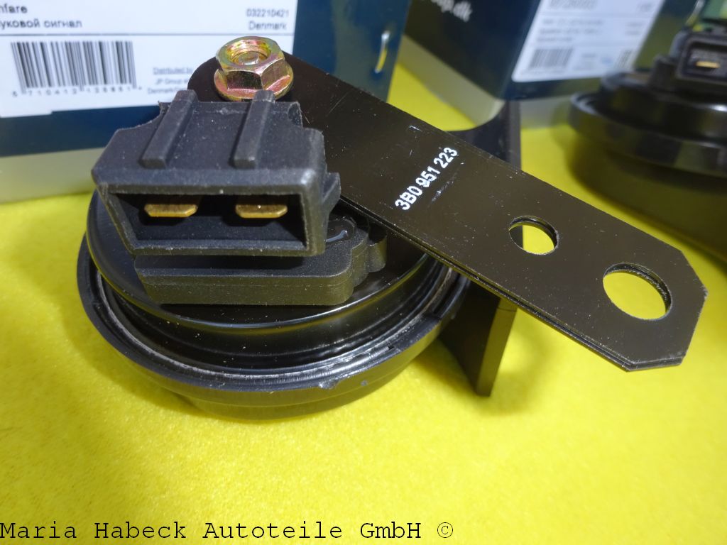 JP Horn SET high tone, low tone 510, 420 Hz all Porsche 911/ 944 91163510120 JP Horn SET high tone, low tone 510, 420 Hz all Porsche 911/ 944 91163510120