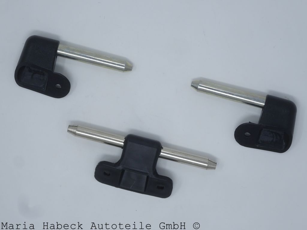 S-Trim Sonnenblenden Halter SET 3 Stck  für Porsche 914  91473132710 90173132441